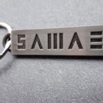 Key Ring with SAMAEL's Metal Plate