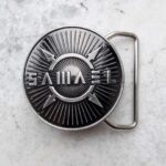 Metal Belt Buckle - Logo