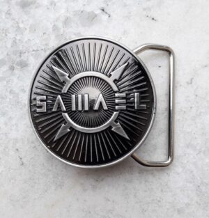Metal Belt Buckle - Logo