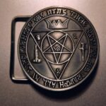 Metal Belt Buckle - Pentacle
