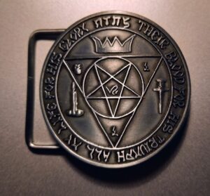 Metal Belt Buckle - Pentacle