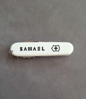 SAMAEL Victorinox Swiss Knife White